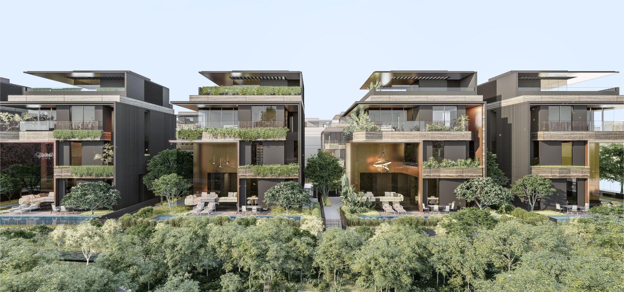 Pool Villa - Di sản đắt giá nhất trong bộ sưu tập không dành cho số đông của The Fullton Edition, chất liệu tô điểm cho cuộc sống thượng lưu. Ảnh: CapitaLand.