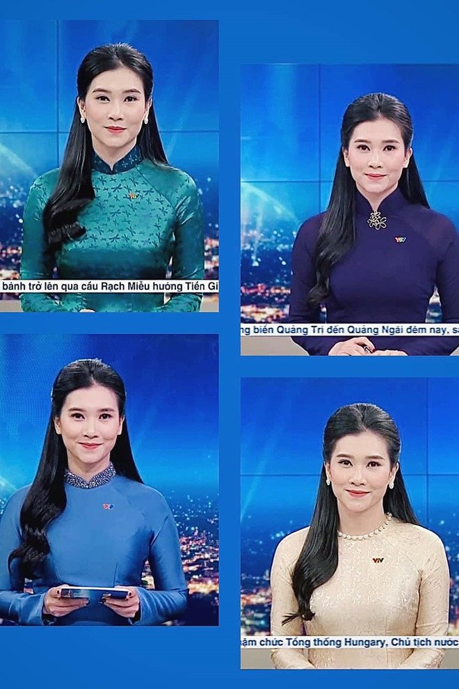 Chân dung BTV Khánh Trang vừa trở lại bản tin Thời sự 19h VTV - 7