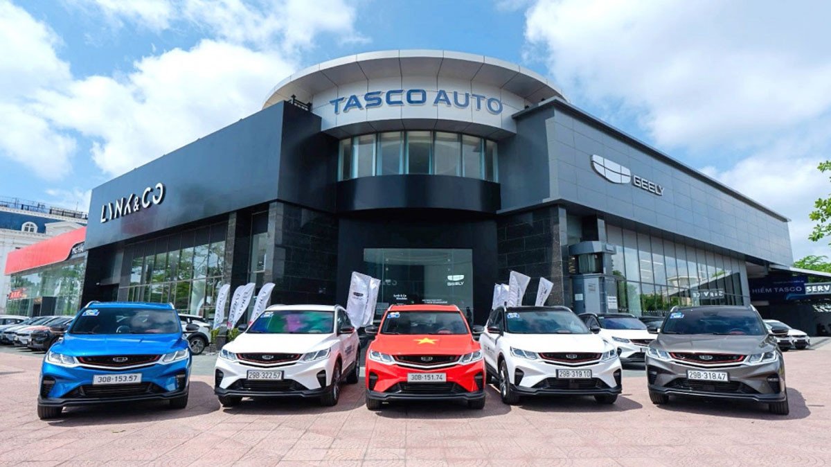 Tasco Auto, công ty con của CTCP Tasco, chuyên phân phối xe Geely và Lynk & Co (Trung Quốc)