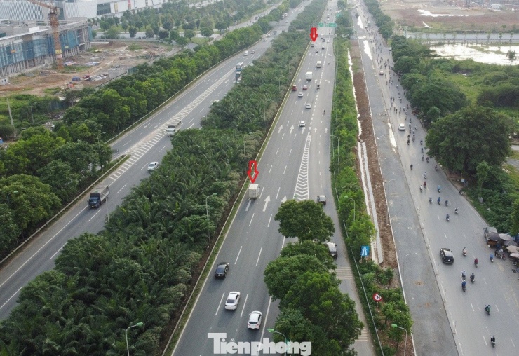 Cận cảnh 2 tuyến cao tốc Hà Nội sẽ cấm xe tải ở làn số 1 - 7