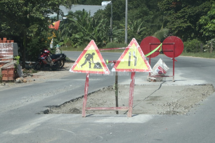 Đường 1.800 tỉ có Tập đoàn Thuận An thi công ở Đà Nẵng mới thảm nhựa đã hỏng - 12