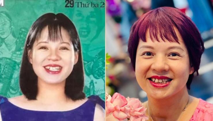 Sau hơn 30 năm làm truyền hình, gương mặt MC kỳ cựu Đặng Diễm Quỳnh hiện tròn trịa hơn song vẫn giữ được nét đẹp tự nhiên, duyên dáng. Những năm gần đây, cô kết thân với mái tóc ngắn năng động, tôn vẻ ngoài trẻ trung hơn tuổi 53.