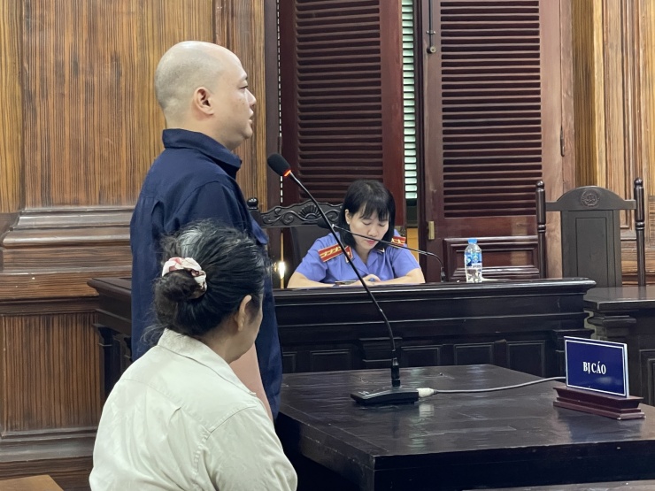 Bị cáo Lê Nguyễn Hoàng Nam, cựu cán bộ công an phường 5, quận 10 cũ