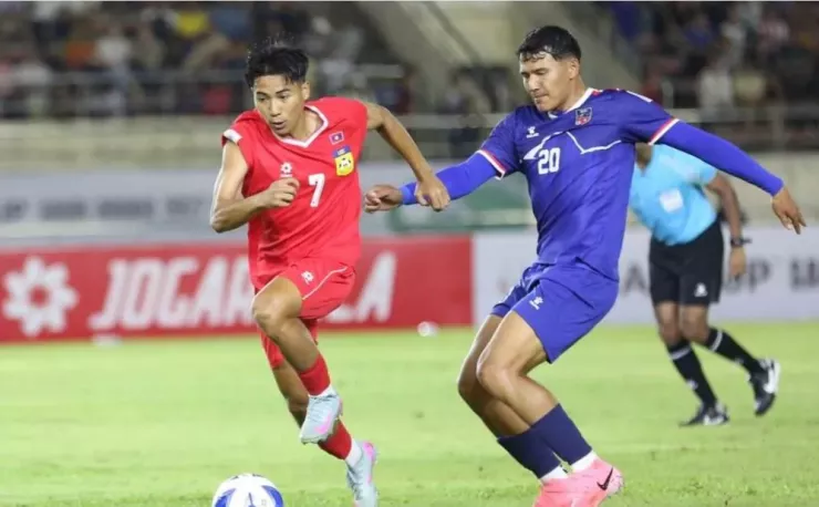 Tuyển Nepal (xanh) sẽ đá hai lượt tại TP.HCM với tuyển Việt Nam. Ảnh: AFC