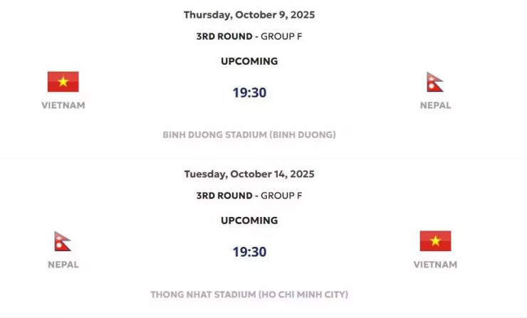 Vòng loại Asian Cup 2027: AFC không cho tuyển Việt Nam đến Nepal - 1