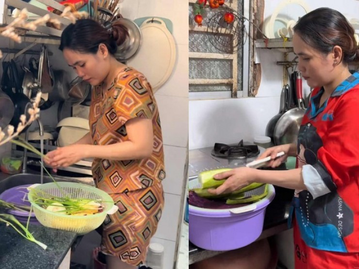 Vợ đảm chi 150 nghìn/ngày đi chợ nấu cơm cho 7 người ăn, dư tiền để mua vàng