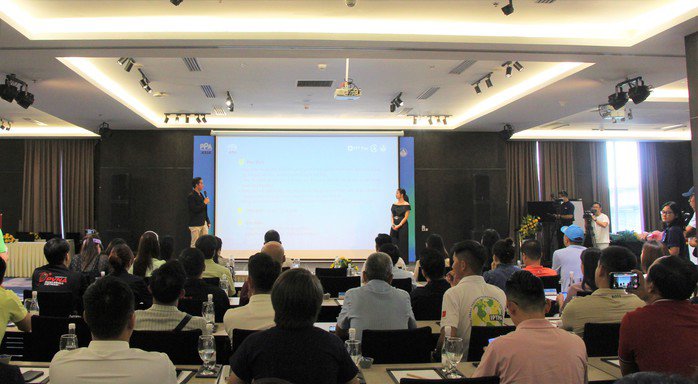 Quang cảnh lễ họp báo trước Giải Pickleball PPA Tour Asia - Vietnam Cup 2025