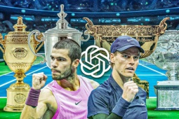 Ngỡ ngàng AI dự đoán số Grand Slam: Alcaraz bỏ xa Sinner, vẫn thua Djokovic