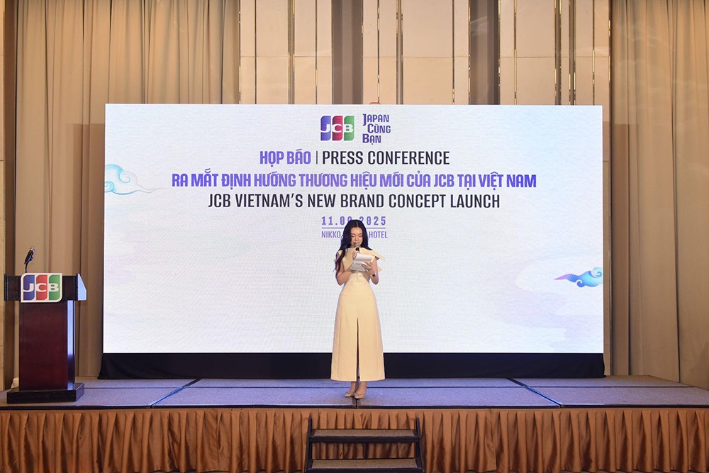 Họp báo ra mắt định hướng thương hiệu mới của JCB tại Việt Nam diễn ra vào ngày 11/09/2025 tại Nikko Saigon Hotel