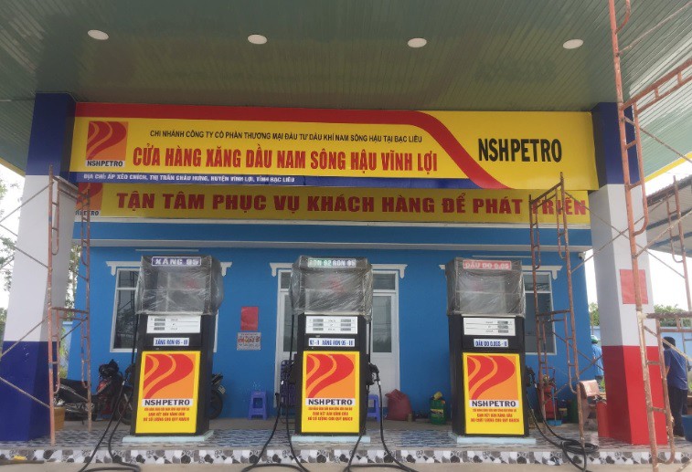 Một cửa hàng kinh doanh xăng dầu của NSH Petro. Ảnh: NSH Petro