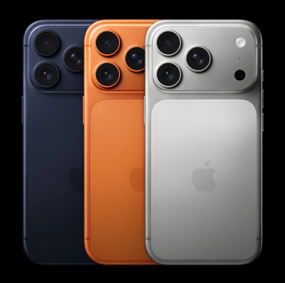 Các màu của iPhone 17 Pro Max.