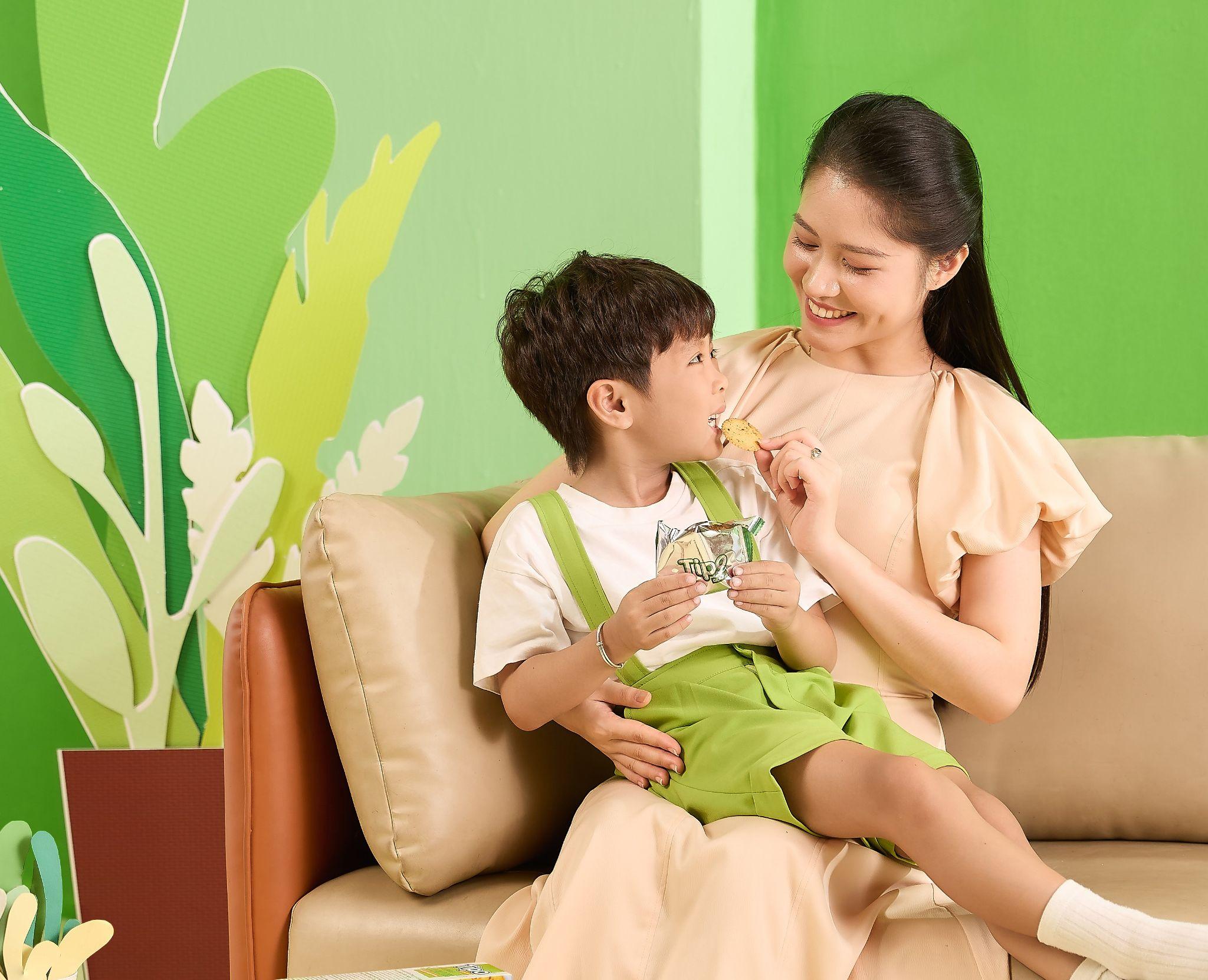 Snack cung cấp chất xơ và protein, phù hợp làm quà vặt cho bé