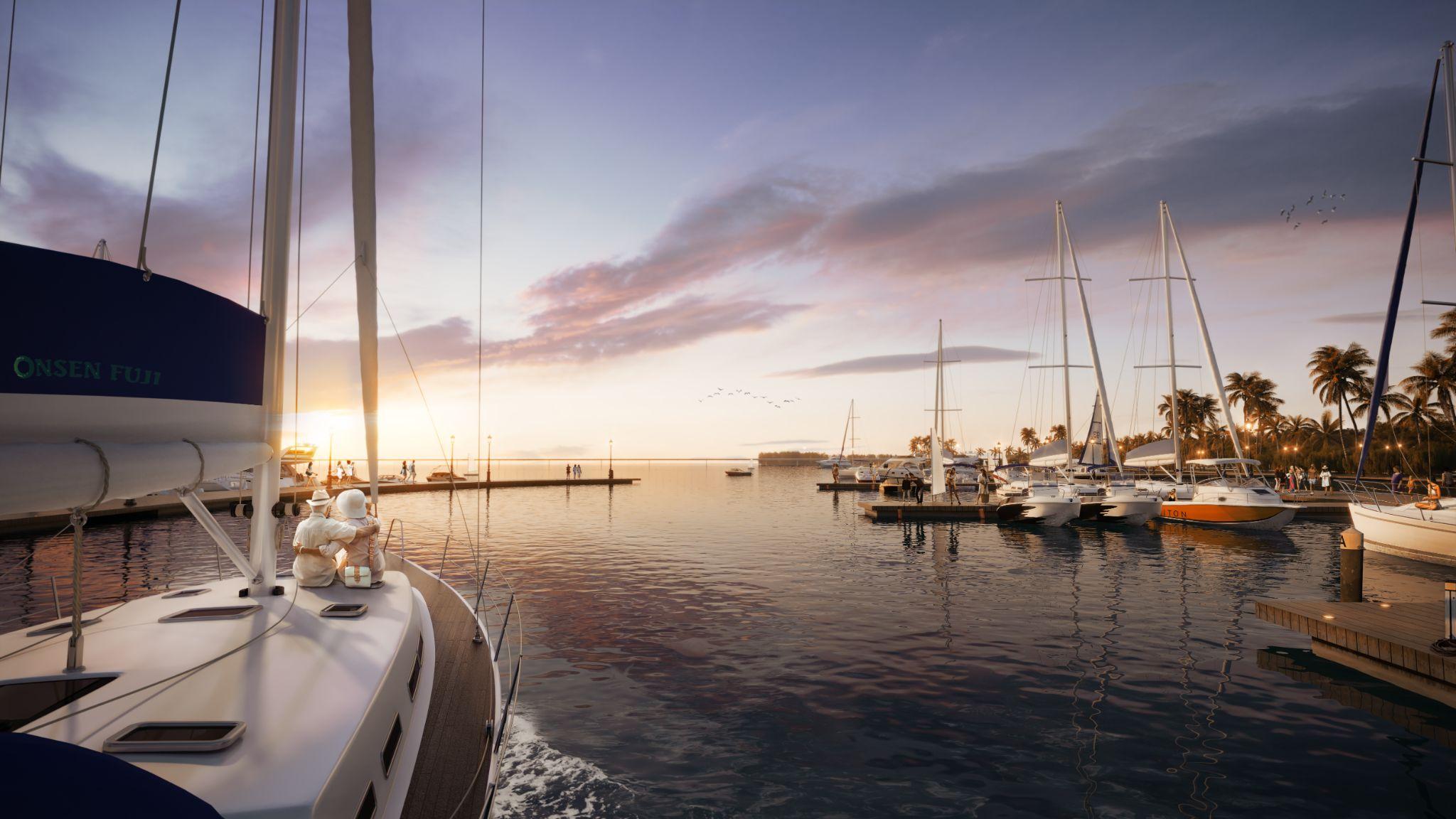 Bến du thuyền sang trọng tại Lynn Times Phú Yên