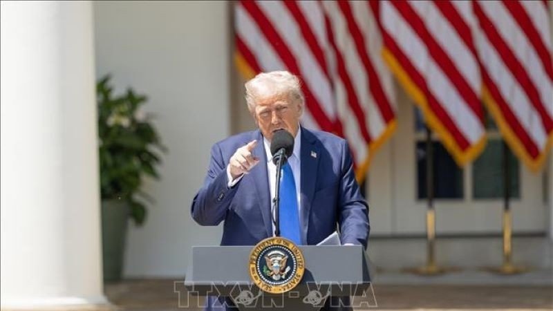 Tổng thống Mỹ Donald Trump. Ảnh: TTXVN