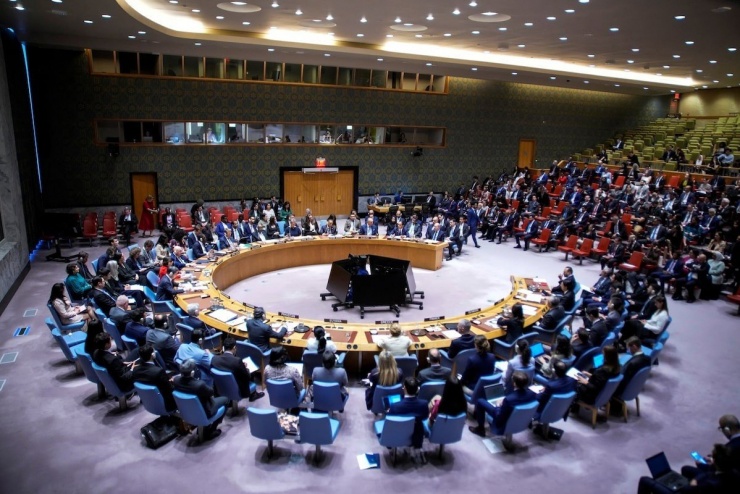 Cuộc họp của Hội đồng Bảo an Liên Hợp Quốc ngày 11/9. (Ảnh: Reuters)