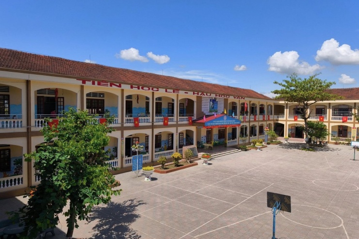 Trường Tiểu học Trung Phúc Cường 2 phân hiệu 1 được đầu tư khang trang, hiện đại