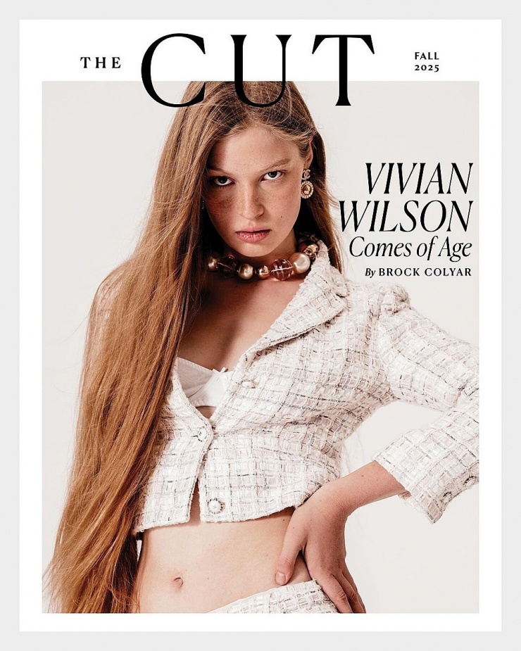 Vivian Wilson trên trang bìa của tờ The Cut ấn bản mùa thu, hiện là tên tuổi mới của làng mẫu quốc tế.