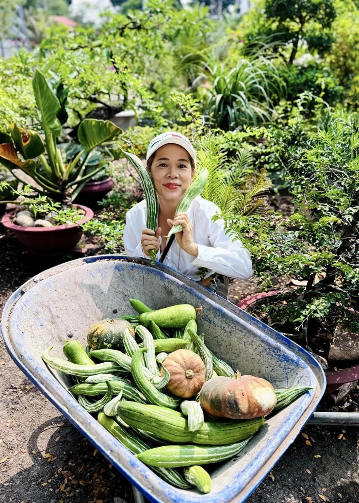 Vườn hơn 10.000 m2 của Mỹ Lệ bội thu nông sản - 11