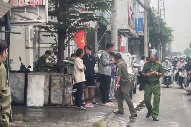 Hiện trường vụ việc.