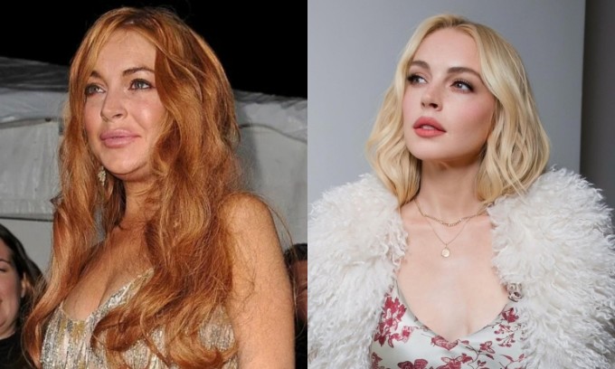 Những thay đổi tích cực trong lối sống và chăm sóc da giúp Lindsay Lohan hoàn toàn lột xác.