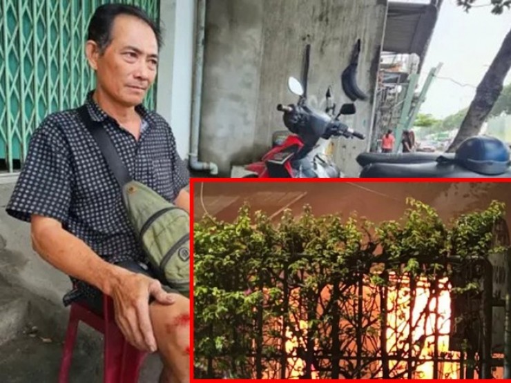 Hàng xóm kể 3 lần lao vào đám cháy cứu cụ ông 78 tuổi nhưng bất thành