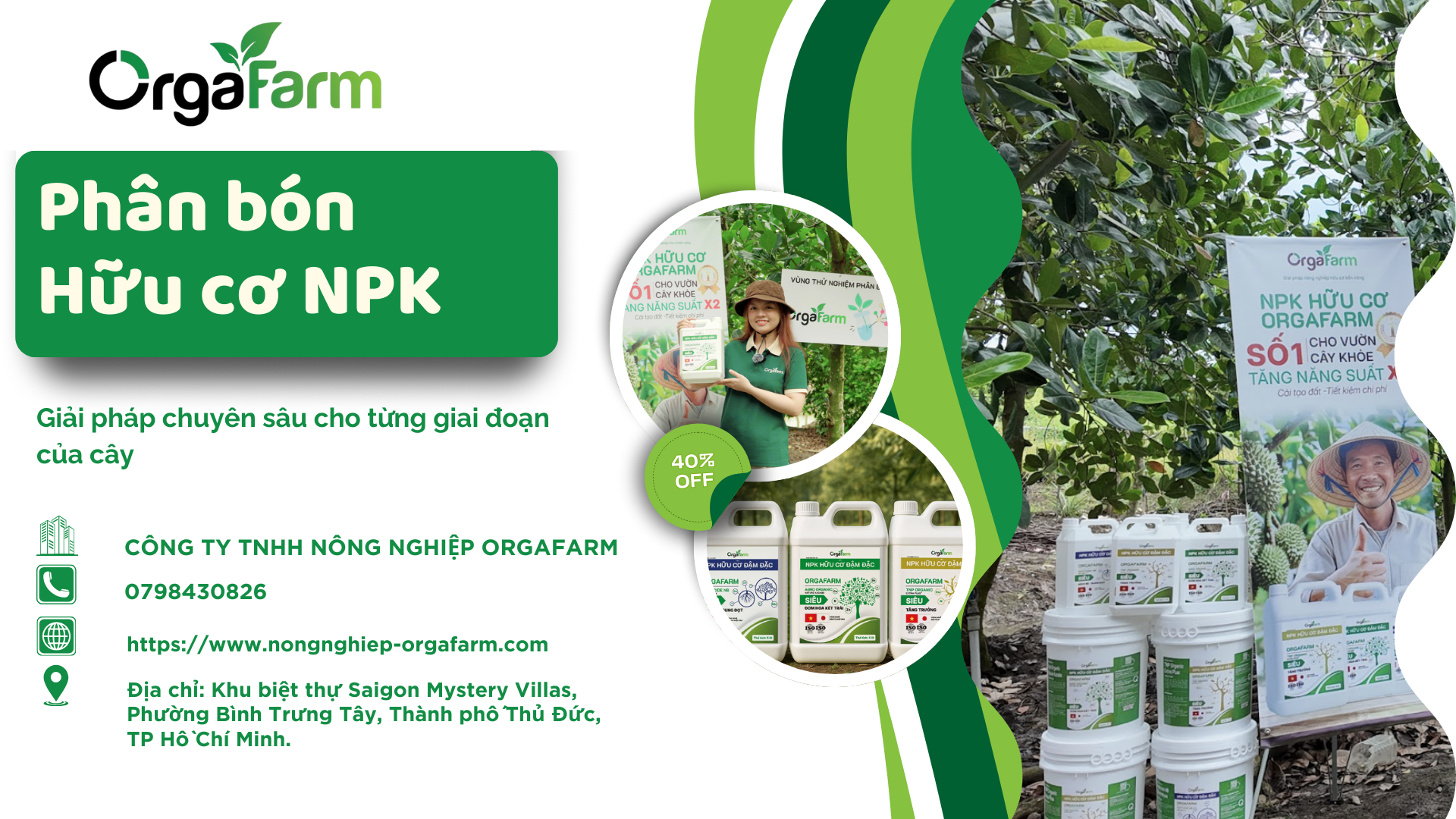 ORGAFARM - Thương hiệu nông nghiệp hữu cơ bền vững