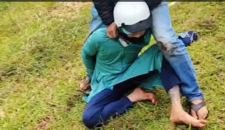 Nguyễn Nam Đại Thuận khi bị bắt. Ảnh: C.A