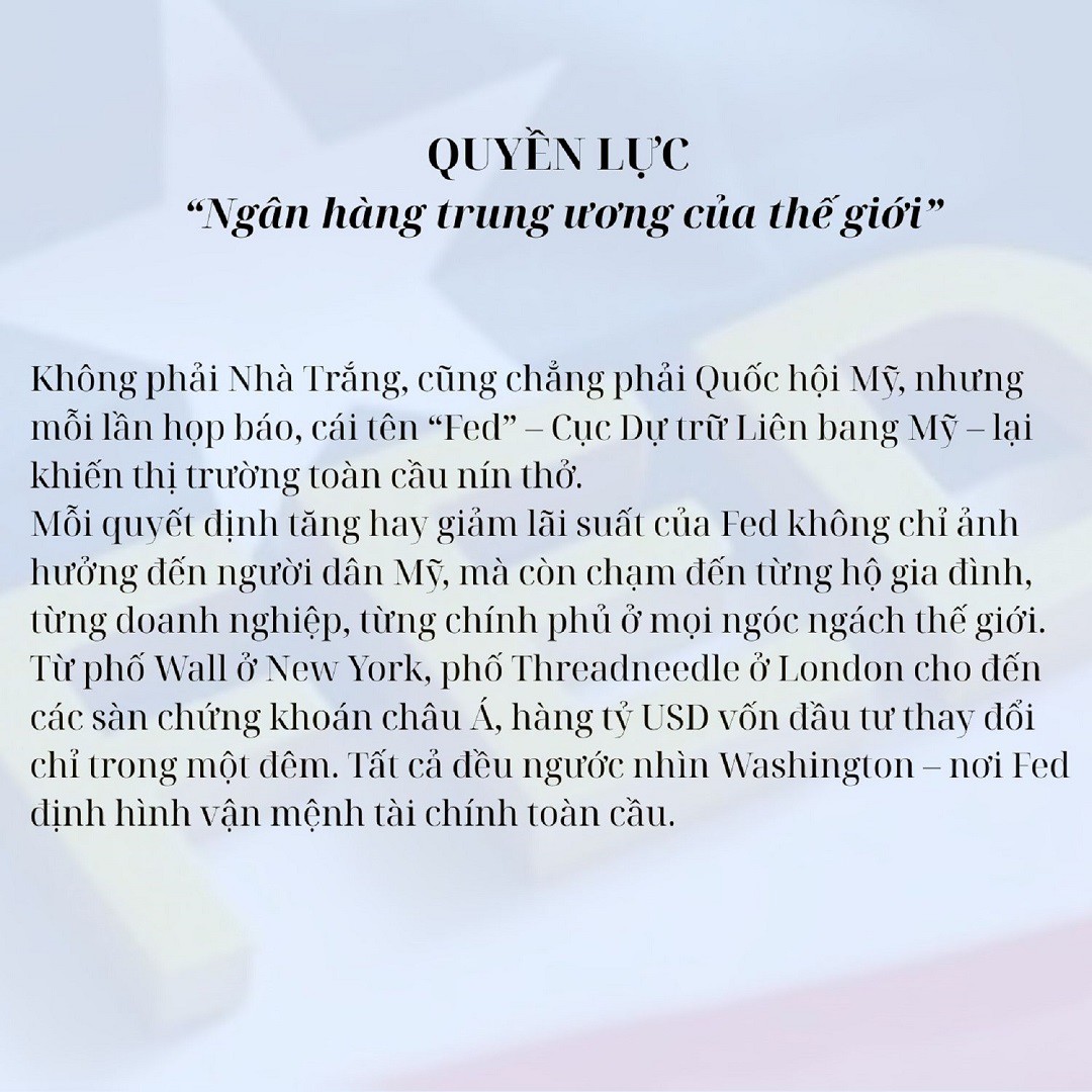 Fed trên bàn cờ kinh tế toàn cầu: Khi từng cú nhích lãi suất làm cả thế giới rung chuyển - 3