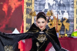 Thời trang - Thí sinh Miss Grand Vietnam gây tranh cãi khi mang bàn thờ lên sân khấu