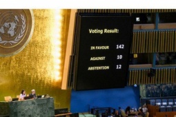 Liên hợp quốc thông qua áp đảo giải pháp hai nhà nước cho xung đột Palestine - Israel