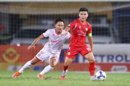 Video bóng đá Công an Hà Nội - Hải Phòng: Quang Hải, Đình Bắc rực sáng (V-League)