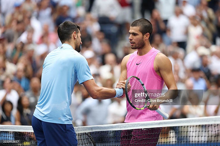 Djokovic thất bại trước Alcaraz ở bán kết US Open