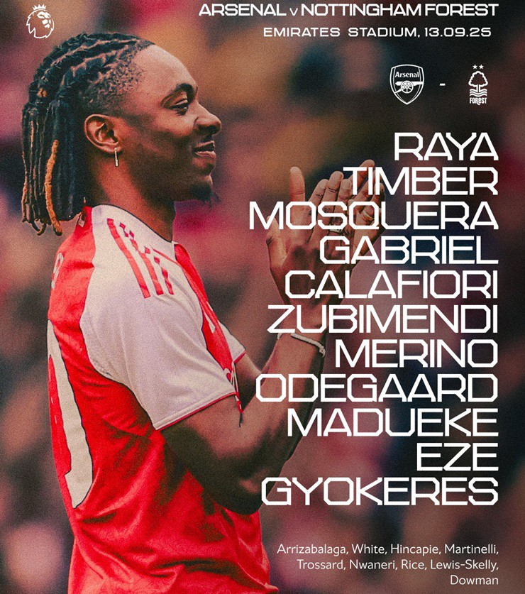 Trực tiếp bóng đá Arsenal - Nottingham Forest: Zubimendi hoàn tất cú đúp (Ngoại hạng Anh) (Hết giờ) - 7