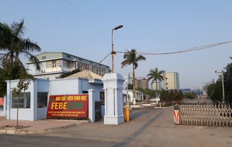 Trụ sở nhà máy của Febecom. Ảnh: website doanh nghiệp.