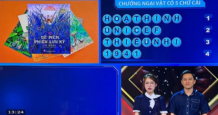 Nam sinh Đồng Tháp nhanh chóng giải mã ẩn số chướng ngại vật.