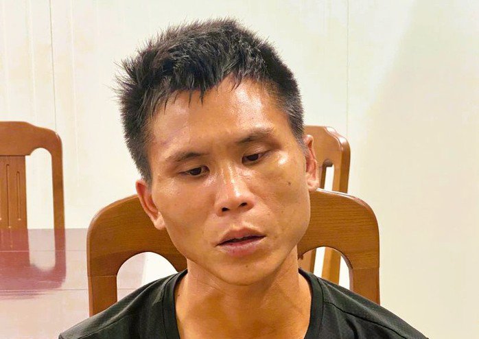 Tống Duy Lộc xông vào trụ sở công an xã chém người. Ảnh: Công an Thanh Hóa