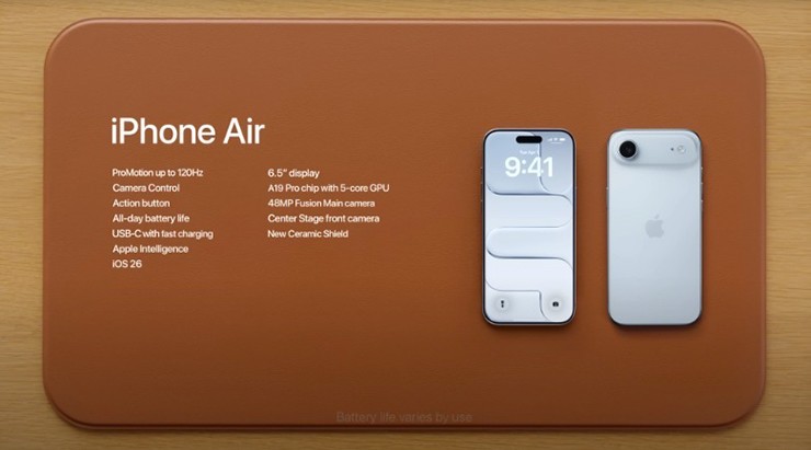 Điểm thú vị của các tính năng iPhone Air.