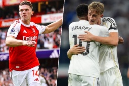 Arsenal có 2 đội hình mạnh ngang nhau, Real Madrid lo "Ramos mới" thành gánh nặng (Clip 1 phút)
