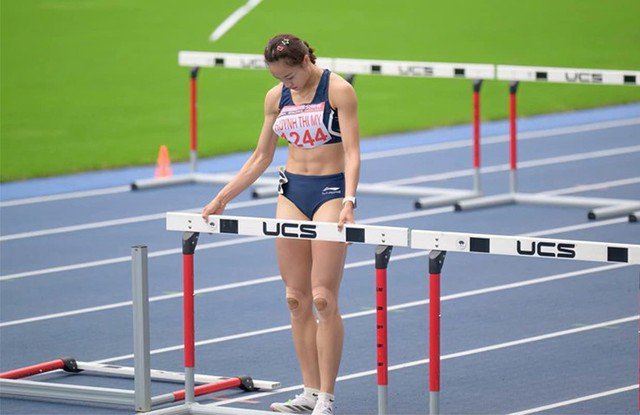 Mỹ Tiên không vượt qua được vòng loại nội dung 100m rào nữ