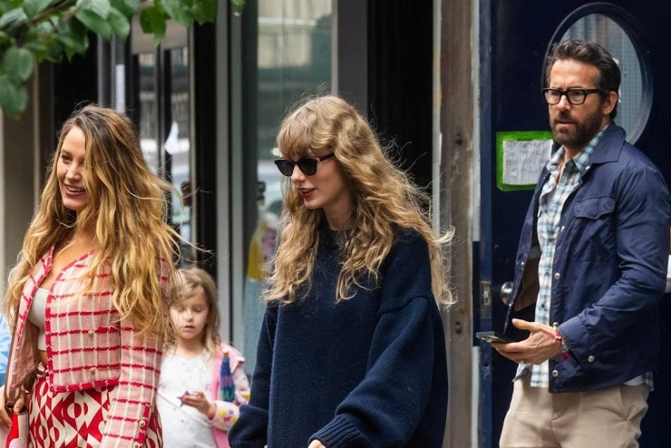 Lively từng ví Taylor Swift và chồng mình, Ryan Reynolds, là những "con rồng may mắn".