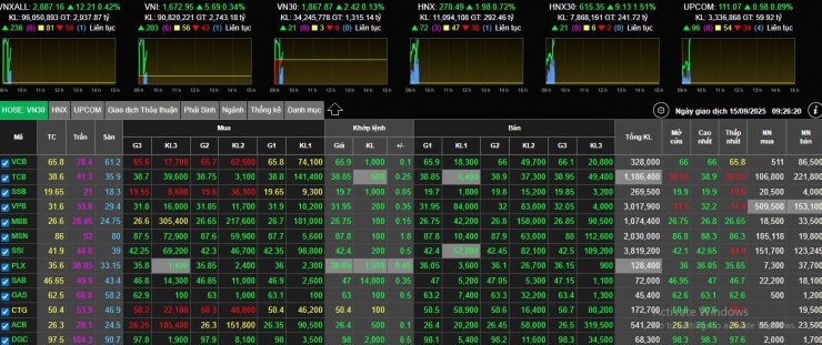 Thị trường chứng khoán vẫn hút dòng tiền. Nguồn: FPTS