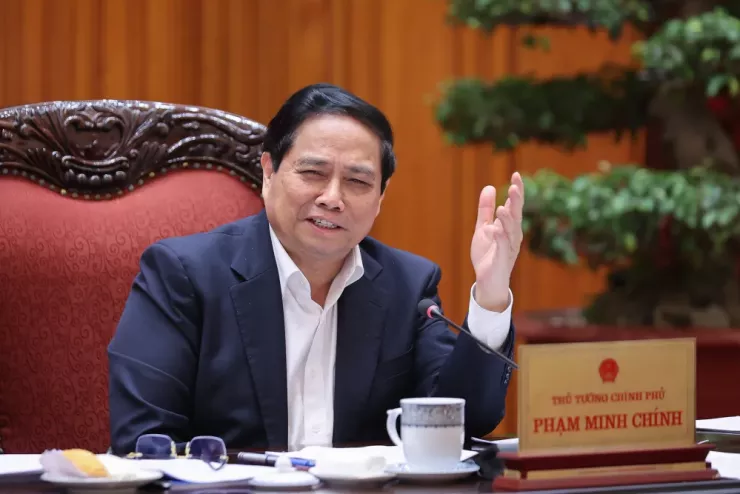 Thủ tướng nhấn mạnh, nhiệm vụ trọng tâm từ nay đến cuối năm là tập trung nguồn lực thông toàn tuyến cao tốc từ Cao Bằng tới Cà Mau, bao gồm cả việc xây dựng các trạm dừng nghỉ. Ảnh: VGP