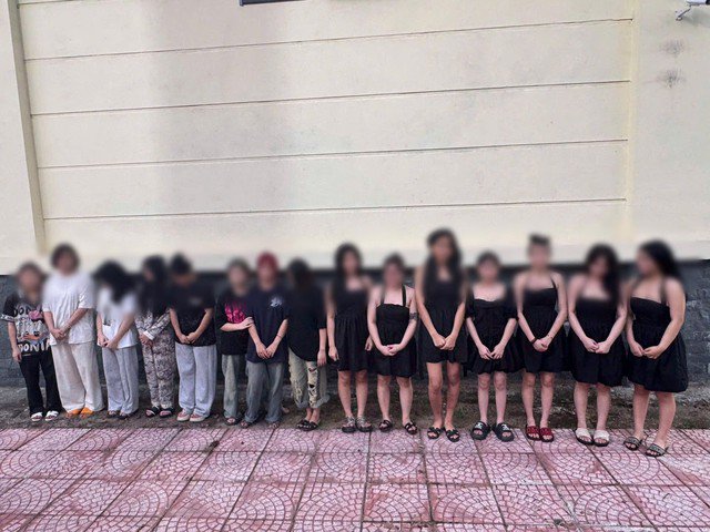 Các đối tượng liên quan trong vụ án. Ảnh: Công an tỉnh Phú Thọ.