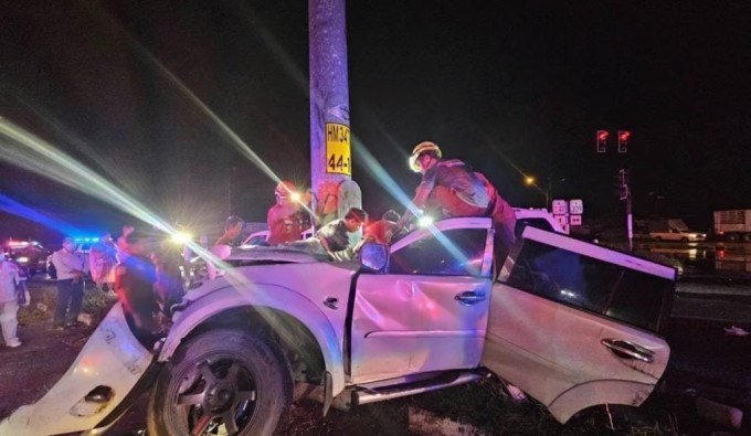 Hiện trường vụ tai nạn. Ảnh: The Thaiger