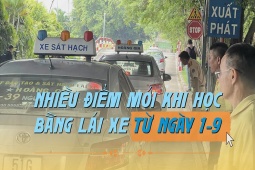 Infographic: Những điểm mới khi học lấy bằng lái xe từ ngày 1-9