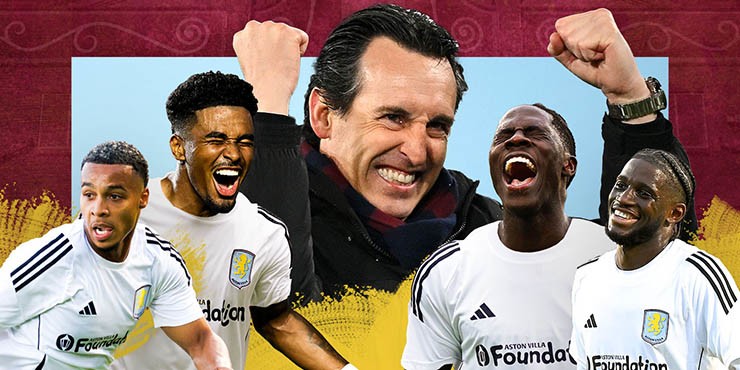HLV Emery đang dẫn dắt Aston Villa