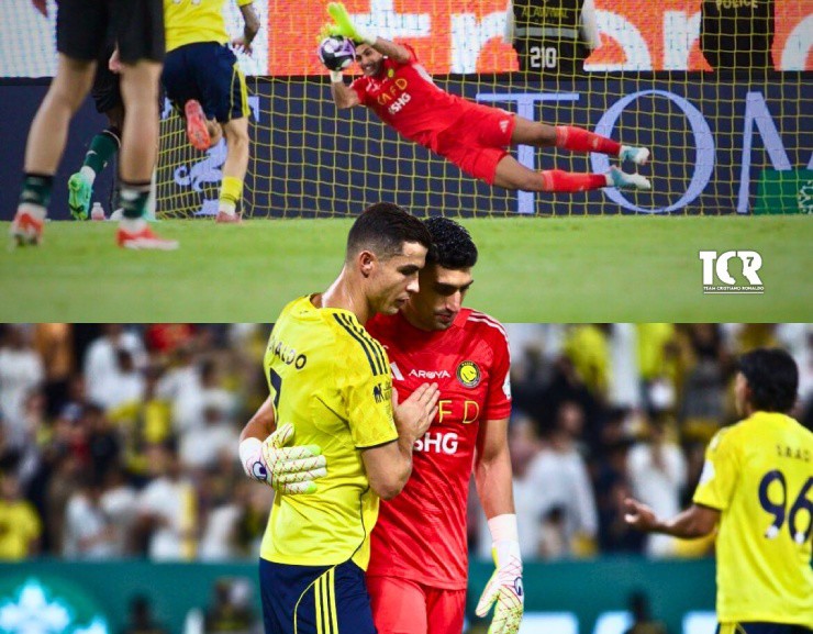 Ronaldo giúp thủ môn Al Najjar cản phá phạt đền cuối trận