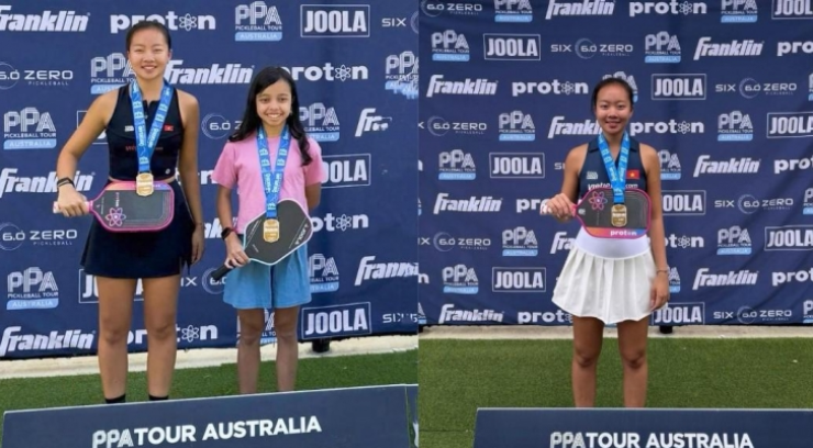 Phương Anh liên tiếp giành 2 chức vô địch ở giải đấu pickleball tầm cỡ quốc tế tại Úc