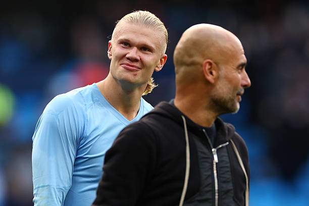 Haaland ghi cú đúp giúp HLV Guardiola thắng trận derby Manchester trước MU