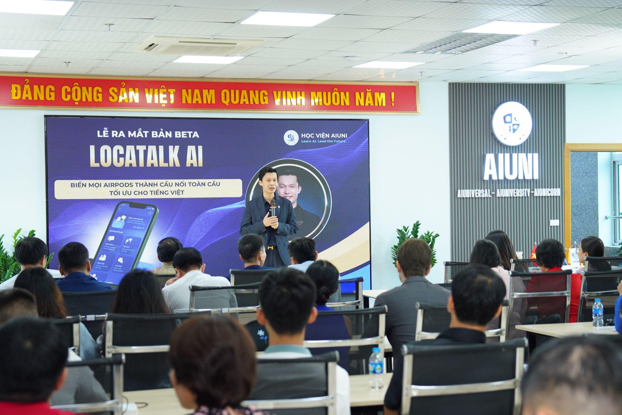 Lễ ra mắt bản beta LocaTalk AI